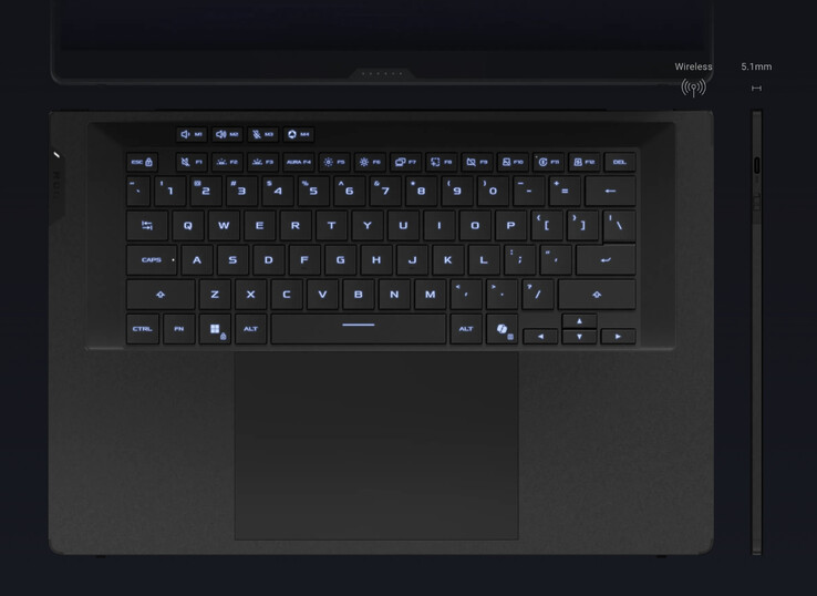 ROG Zephyrus Duo (2026) GX651 zapewnia do 150 W TGP dla karty graficznej RTX 5090 w laptopie.