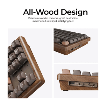 Edycja All-Wood kosztuje 199,99 USD, czyli o 60 USD więcej niż K8 HE Special Edition z drewnianymi akcentami.