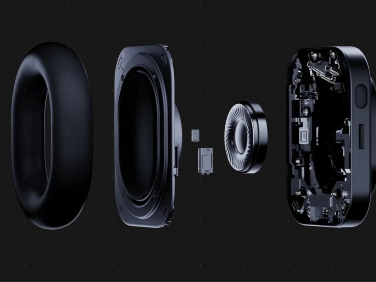 Model Nothing Headphone (1) Pro wykorzystuje w każdej muszli słuchawkowej 40-milimetrowy przetwornik dynamiczny, precyzyjny przetwornik 13 × 8 mm oraz głośnik wysokotonowy xMEMS.