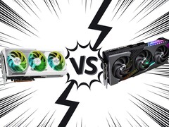 Hardware Unboxed wykorzystał do porównania karty ASRock Steel Legend RX 9070 i MSI Vanguard RTX 5070. (Źródło zdjęć: ASRock, MSI, Pixabay, edytowane)
