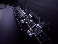 Zbliżenie mechanizmu składanego zawiasu OPPO Find N5 wykorzystanego do zilustrowania konstrukcji zawiasu podobnej do nadchodzącego składanego iPhone'a Apple (źródło zdjęcia: Oppo)