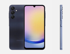 Samsung Galaxy A25 w jednym z trzech premierowych kolorów. (Źródło zdjęcia: WinFuture &amp;amp; Roland Quandt)