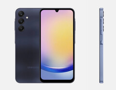 Samsung Galaxy A25 w jednym z trzech premierowych kolorów. (Źródło zdjęcia: WinFuture & Roland Quandt)