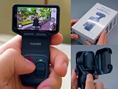 Insta360 Luna Ultra w wersji praktycznej z etui ochronnym.