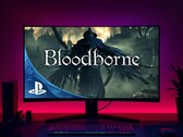 Bloodborne w wersji PC na monitorze do gier (źródło obrazu: Sony PlayStation z poprawkami)