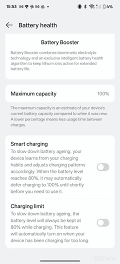 Kilka zrzutów ekranu przedstawiających rzekomą aktualizację limitu ładowania OnePlus. (Źródło: kanał OnePlus System Apps Telegram za pośrednictwem Android Authority)