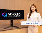 Pierwszy monitor V-Stripe QD-OLED z częstotliwością odświeżania 360 Hz. (Źródło obrazu: Samsung Display)