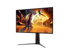 Obraz przedstawia przedni widok nowego monitora do gier. 
