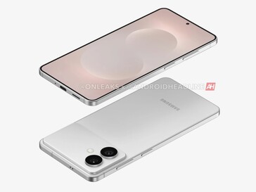 Nieoficjalny render pokazujący jeszcze jeden kąt plotek Galaxy S26 Edge. (Źródło obrazu: OnLeaks via Android Headlines)