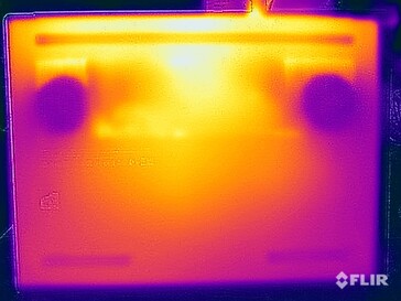 Temperatury powierzchni w teście warunków skrajnych (podstawa)