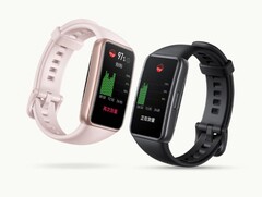 Smartwatch Honor Band 7 posiada funkcje zdrowotne, takie jak monitory SpO2 i tętna. (Źródło obrazu: JD.com)