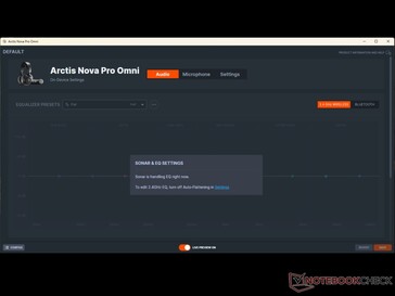 Program SteelSeries Engine przekazuje kontrolę programowi Sonar.