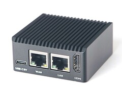 NanoPi R3S-LTS: Nowy komputer jednopłytkowy również z pamięcią eMMC. (Źródło zdjęcia: FriendlyElec)