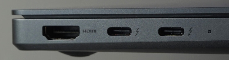 Po lewej: HDMI 2.0, dwa porty Thunderbolt 4