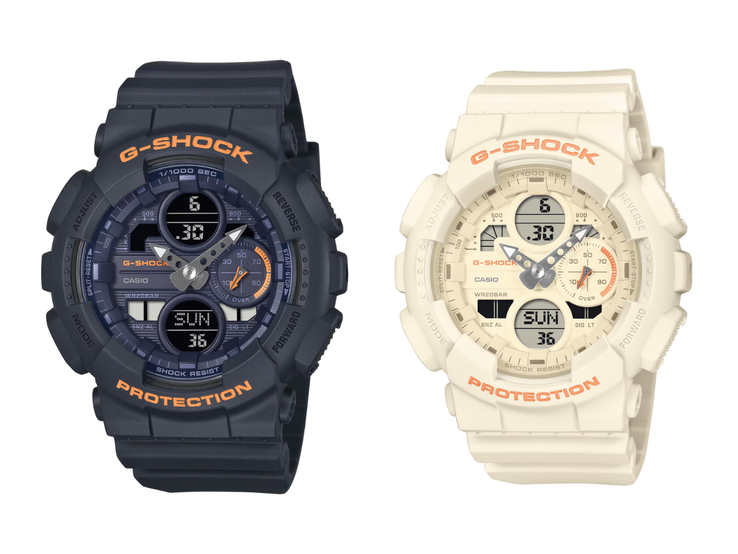 Zegarki Casio G-Shock GMA-S140-2A (po lewej) i GMA-S140-7A (po prawej). (Źródło zdjęcia: Casio)