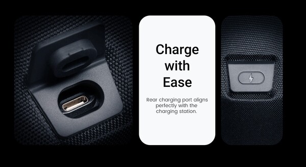 Etui GameSir G7 Pro ma port ładowania z tyłu. (Źródło zdjęcia: GameSir)