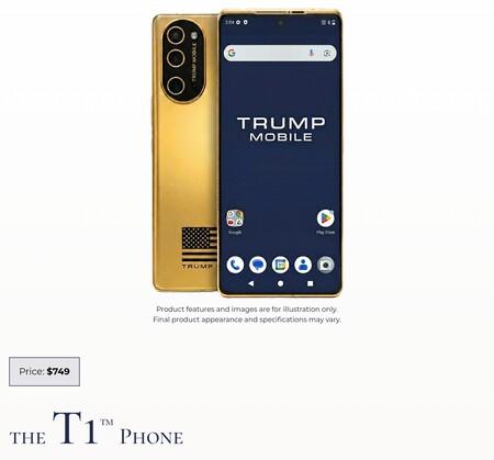 Model Trump T1 jest obecnie oferowany w cenie 749 dolarów na stronie internetowej Trump Mobile