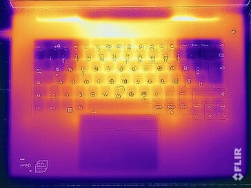Test naprężeń w temperaturach powierzchniowych (góra)