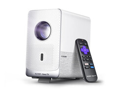 Aurzen Eazze D1R Cube jest dostarczany z pilotem Roku TV. (Źródło zdjęcia: Aurzen)