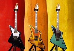Wygląd gitary Cream DaVinci można zmienić za naciśnięciem przycisku za pomocą E Ink. (Źródło zdjęcia: Cream Guitars)
