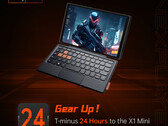 ONEXPLAYER X1 Mini może być używany jako duży handheld do gier lub mini laptop. (Źródło obrazu: One-Netbook)