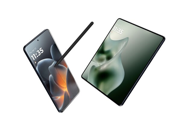 Moto Pen Ultra obok Motorola Signature i Razr Fold. (Źródło zdjęcia: Motorola)