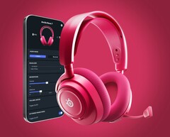 Arctis Nova 7 Gen 2 jest dostępny w kolorze białym, czarnym i różowym (źródło obrazu: SteelSeries, edytowane)