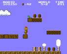 Zrzut ekranu z oryginalnego Super Mario Bros. (źródło obrazu: Nintendo)