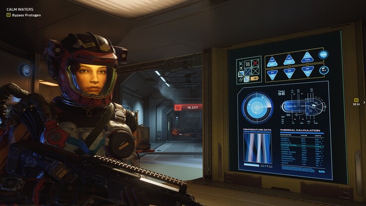  Wnętrza stacji są wypełnione funkcjonalnymi, żywymi detalami, które The Expanse zawsze robił dobrze. 