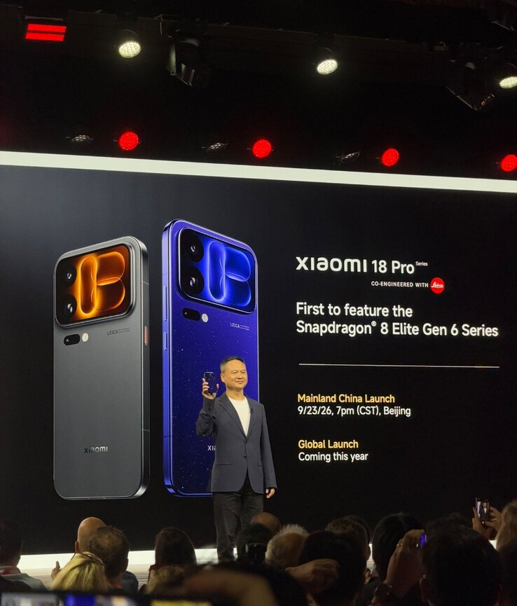 Podczas konferencji Snapdragon Summit firma Xiaomi potwierdziła, że w tym roku nastąpi globalna premiera modelu Xiaomi 18 Pro.