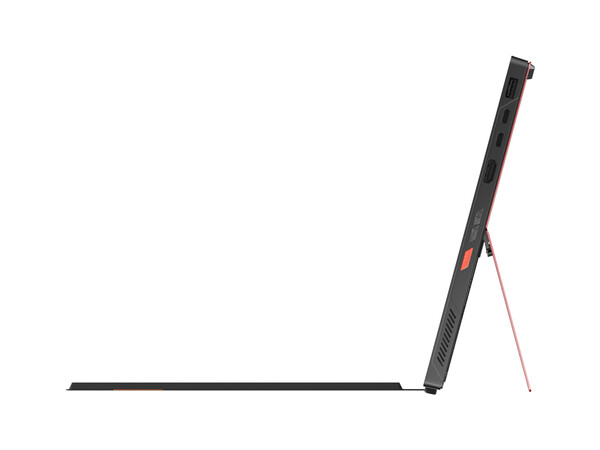 OneXPlayer Super X wygląda z boku jak ROG Flow Z13. (Źródło obrazu: One-Netbook)