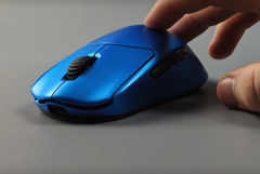 Ultralekka mysz Vaidemi Nimbus z solidną obudową w kolorze niebieskim