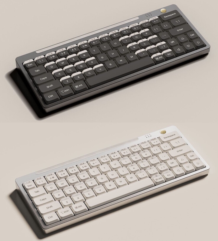 Klawiatura Nics Tek Hesper64(100) jest dostępna w kolorach Misty Night i Sand Beige. (Źródło zdjęcia: Nics Tek)