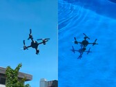 Dron latający w powietrzu i pływający pod wodą (źródło obrazu: Andrei Copaci; edytowany zrzut ekranu)
