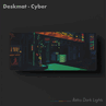 Podkładka na biurko Retro Dark Lights Cyber (źródło zdjęcia: KBDfans)