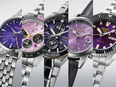 Na zdjęciu, od lewej do prawej: Seiko Presage HCB006J1, Prospex HBJ005, Astron HAB011J1, Alpinist HBC006J1 oraz 5 Sports HDB003.