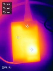 Zasilacz podczas testu warunków skrajnych