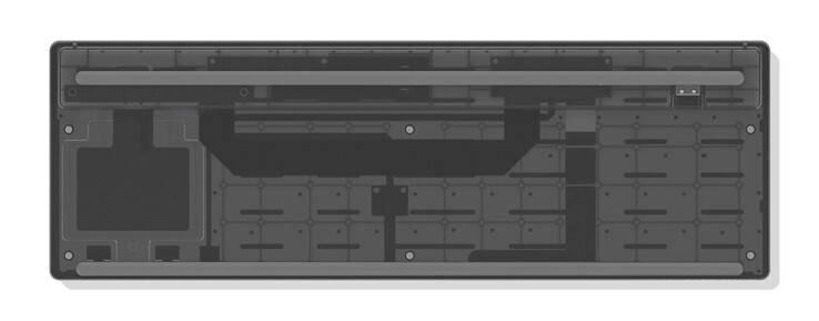 Klawiatura ma modułową konstrukcję typową dla Framework.
