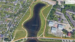Test GPS: wokół jeziora