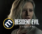 Grace z Resident Evil Requiem pokazana z logo Metacritic