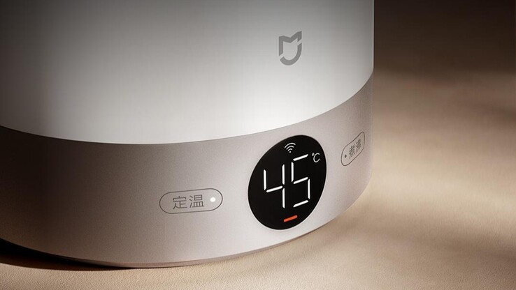 Czajnik Xiaomi Mijia Constant Temperature Kettle 3 Pro ma wyświetlacz na podstawie. (Źródło obrazu: Xiaomi)