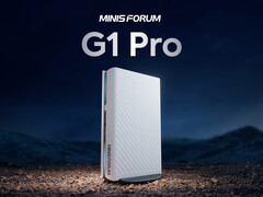 Minisforum G1 i G1 Pro są wizualnie identyczne. (Źródło zdjęcia: Minisforum)