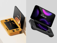 Pocket Flip 1S DS i Pocket DS od lewej do prawej. (Źródło zdjęcia: Ayaneo - edytowane)