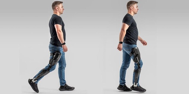 Elektroniczna orteza Blatchford Tectus pomaga pacjentom z paraliżem lepiej chodzić. (Źródło: Blatchford)