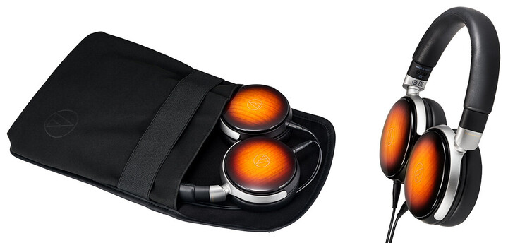 Audio-Technica ATH-WP900SE są dostarczane z etui transportowym.