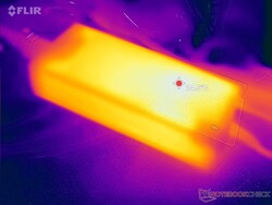 Zasilacz AC osiąga temperaturę 35 C podczas pracy pod dużym obciążeniem