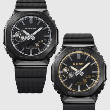 G-Shock GM-2100LXB-1AJF i GM-2100LXB-1A9JF (od lewej do prawej)