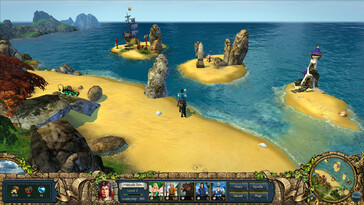 Na zdjęciu: zrzut ekranu z rozgrywki z gry „King's Bounty: The Legend”.