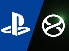 Logo PlayStation i Xbox z projektu Helix umieszczone obok siebie