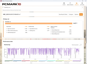 PCMark 10 praca na baterii